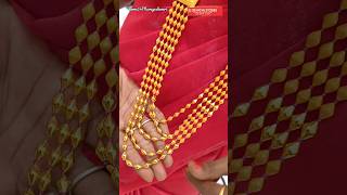 1gm pure gold necklace Shop Redhills Revathi Stores Chennai [upl. by Aicina960]