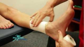 Shin Splints taping medial tibial stress syndrome [upl. by Ahsar]