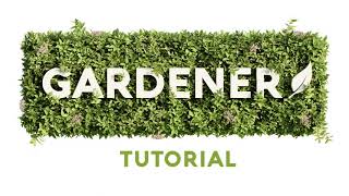 Gardener Tutorial for Blender [upl. by Eimaral]