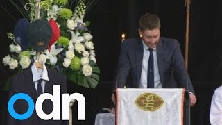 Phillip Hughes funeral Australian cricketer gets emotional sendoff [upl. by Elttil]