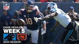 Carolina Panthers vs Chicago Bears Game Highlights  NFL 2024 Season Week 5 [upl. by Ivad]