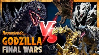 Resumiendo GODZILLA FINAL WARS Godzilla vs Todos Los Monstruos  Drey Dareptil [upl. by Brace528]