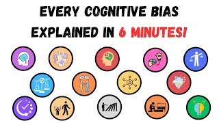 Every Cognitive Bias Explained in 6 minutes [upl. by Esirrehc]