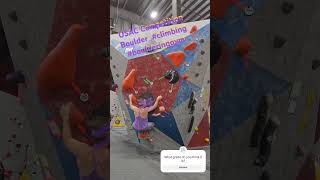 USAC Competition Boulder climbing boulderinggym [upl. by Ilecara]