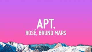 ROSÉ amp Bruno Mars  APT Lyrics [upl. by Fernandes]