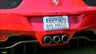 Ferrari 458 Italia with Tubi Exhaust  AnthonyJ350 [upl. by Edijabab]