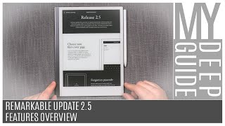 Remarkable 2 Update 25 Features Overview [upl. by Fineman]