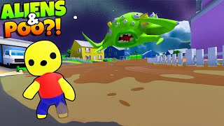 Surviving POO Tsunamis and ALIENS in Wobbly Life Wobbly Life Movie [upl. by Aicemat]