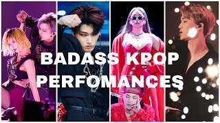 TOP 17 MOST BADASS KPOP LIVE PERFORMANCES [upl. by Nelyak401]