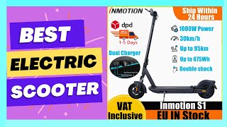 INMOTION S1 Smart Electric Scooter 1000W Max Power For Aldult Foldable Kickscooter [upl. by Atenaz89]