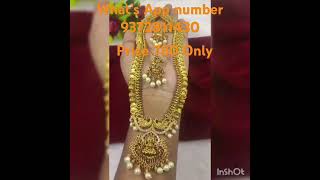 Long traditional Haram High quality Low price 780₹ jewellery haram subscribe viralvideo shorts [upl. by Avner]