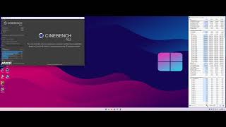 Cinebench R23 Benchmark on Intel i9 14900K OC at 59 GHz [upl. by Nekcerb]