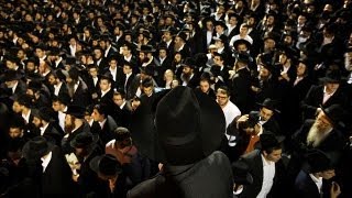 Ultraorthodox Jews protest at enlistment [upl. by Dnyletak694]