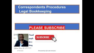 PART4 RECORDING DISBURSEMENTS IN CORRESPONDENTS BOOKS [upl. by Lingwood]