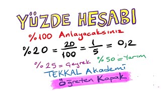 Yüzde Hesabı 100 anlayacaksınız [upl. by Namreh]