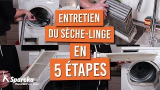 Comment faire lentretien de votre seche linge en 5 étapes [upl. by Danielle]