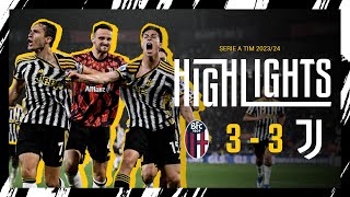 HIGHLIGHTS  BOLOGNA 33 JUVENTUS  Chiesa Milik amp Yildiz complete the COMEBACK  Serie A [upl. by Htabazile]