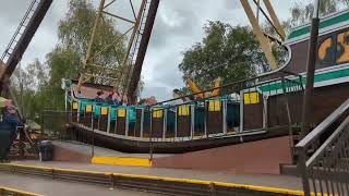 Pirate Ship Ride At Knowsley Safari Park [upl. by Mareld]