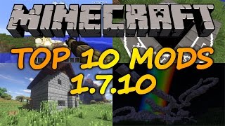 Top 10 Minecraft Mods 1710  April 2017 [upl. by Obola]