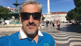 Rossio Square Lisbon Portugal [upl. by Arakihc]