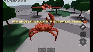 Using OP crab bos moveset 🦀 [upl. by Butta]