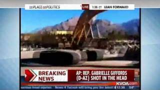 Arizona attack Congresswoman Gabrielle Giffords head Shot correctworldsinfoblogspotcom [upl. by Akinas]