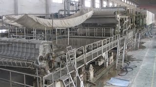 High quality paper machinehigh speed fourdrinier wire paper machine [upl. by Kcinom]