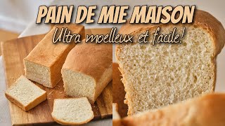 Pain de mie maison ultra moelleux [upl. by Suoicul7]