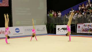 Gymnastics MIAC 2014 AG1 WG Balance GBR Heathrow [upl. by Ttessil304]