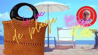 SAC DE PLAGE EN MACRAME  PAS A PAS EN FRANCAIS [upl. by Saum]