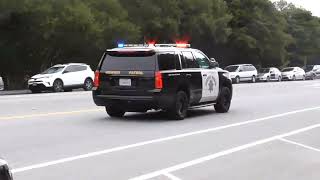 California Highway patrol Responding Code 3 Dodge Charger ford Explorer Motorcycle Yelp Siren [upl. by Bunny]