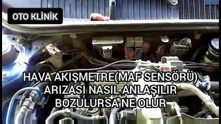 Hava Akışmetre Arızası Nasıl Anlaşılır Belirtileri Hava Akışmetre Maf Sensörü Bozulursa Ne Olur [upl. by Jacoby909]