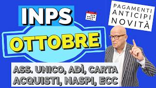 ✅ INPS Paga Tutto  Ottobre❗️Assegno Di Inclusione Assegno Unico NASPI Carta Acquisti Ecc [upl. by Toll721]