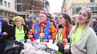 Auftakt zum Karneval 2022 in Trier Die Party am 1111 am Kornmarkt [upl. by Einahteb]