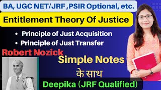 Entitlement Theory of Justice By Robert Nozick [upl. by Sly]