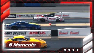 5 moments from Pro Stock finals at the NHRA FourWide Nationals [upl. by Ikim]