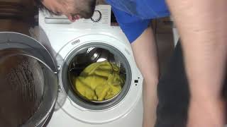 UKs cheapest extra large capacity 12kg washing machine review  Bush WMNBX1214W 1400 spin [upl. by Wesa]