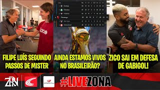 FLA SE MANTÉM NA BRIGA PELO TÍTULO  O DISCIPULO DE JESUS  ZICO DEFENDE GABIGOL [upl. by Milzie941]