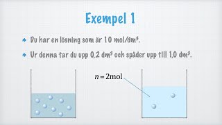 Spädning av lösningar [upl. by Alain]