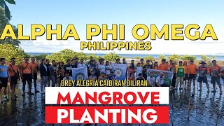 Mangroves Planting Initiated by Alpha Phi Omega Philippines  Biliran [upl. by Mal269]