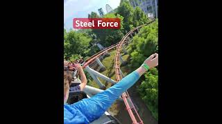 Steel Force POV Dorney Park steelforce dorneypark pov rollercoaster hypercoaster themepark [upl. by Doowle]