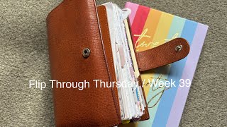 Flip Through Thursday  Week 39  September 2024  Pink Planner Girl [upl. by Alo614]