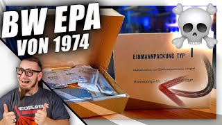 BUNDESWEHR EPA von 1974 🍗🤤 Was steckt drin  Angebissen 76 [upl. by Bobbee]