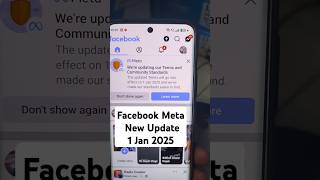 facebook community standard update 2025 facebookmeta newupdate2025 facebook techsupportsk [upl. by Funda911]