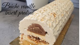 bûche vanille praliné [upl. by Hak]