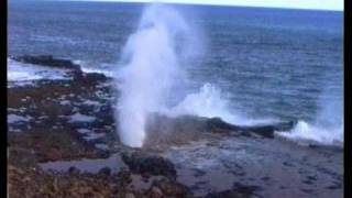 Spouting Horn Hawaii Kauai [upl. by Mickey]