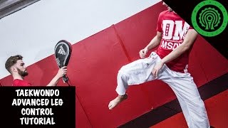 Taekwondo Advanced Leg Control Tutorial [upl. by Eihcir587]