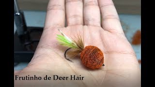 Frutinho de Deer Hair  Tutorial de atado de Fly [upl. by Ricardama]