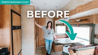 My RV remodel on a budget before amp after  see the whole transformation [upl. by Leanahtan]