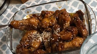 Honey Garlic Chicken Wings [upl. by Yehus]